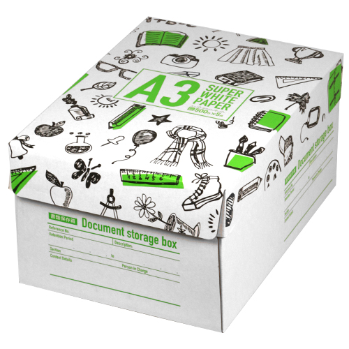 コピー用紙 スーパーホワイトペーパー 高白色 A3 2500枚