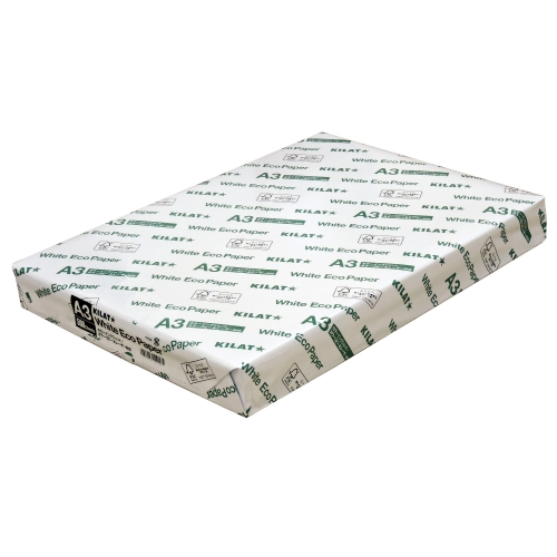 コピー用紙 ホワイトエコペーパー 高白色 A3 500枚
